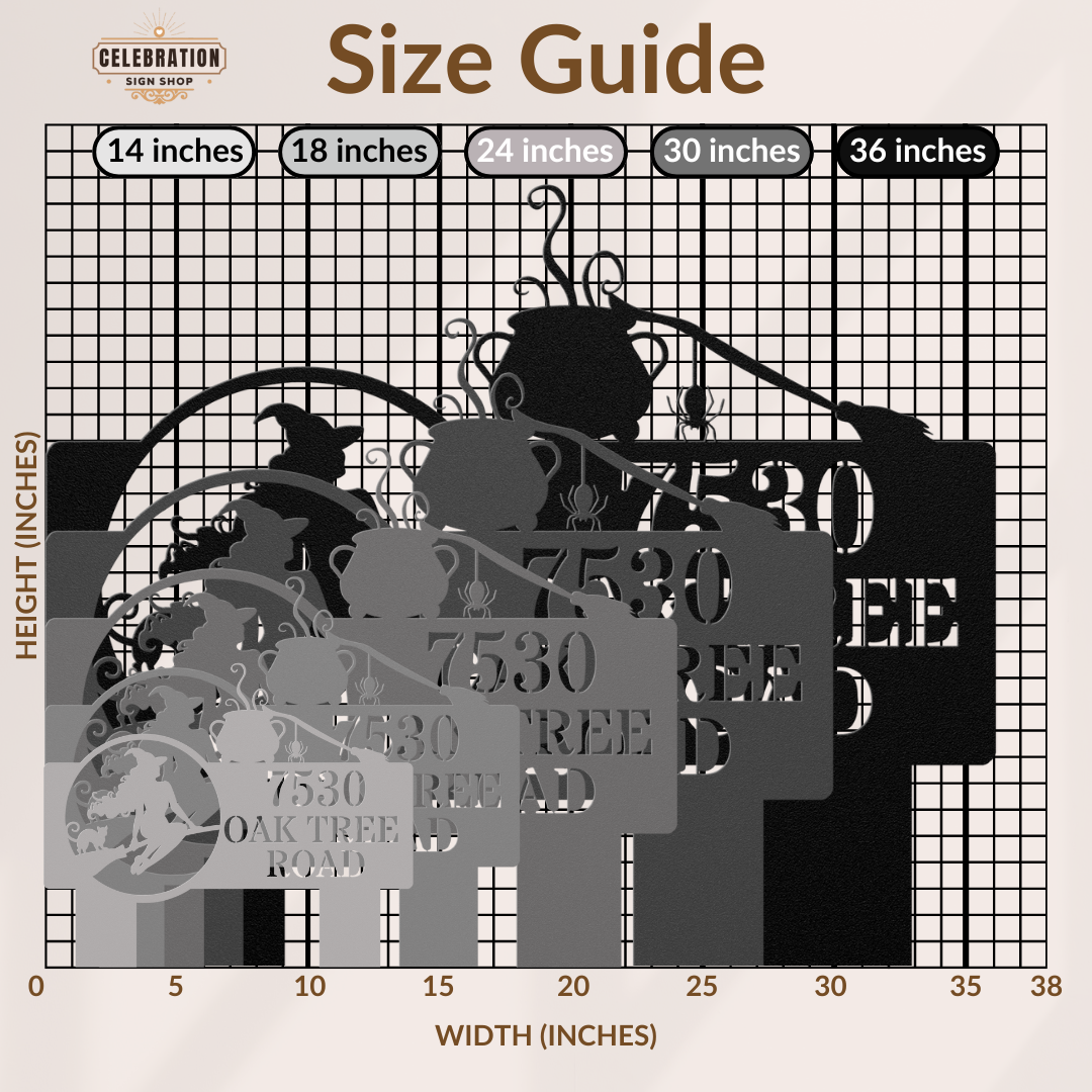 Bewitched Address Sign (Stakes)