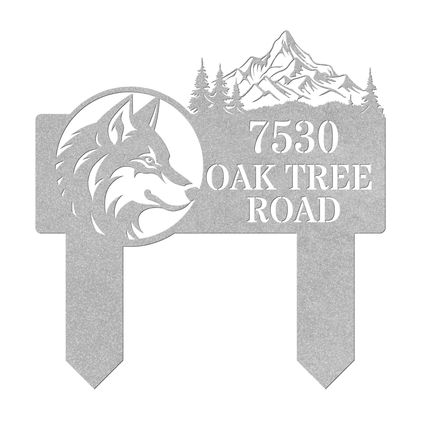 Wolf Bane Address Sign (Stakes)