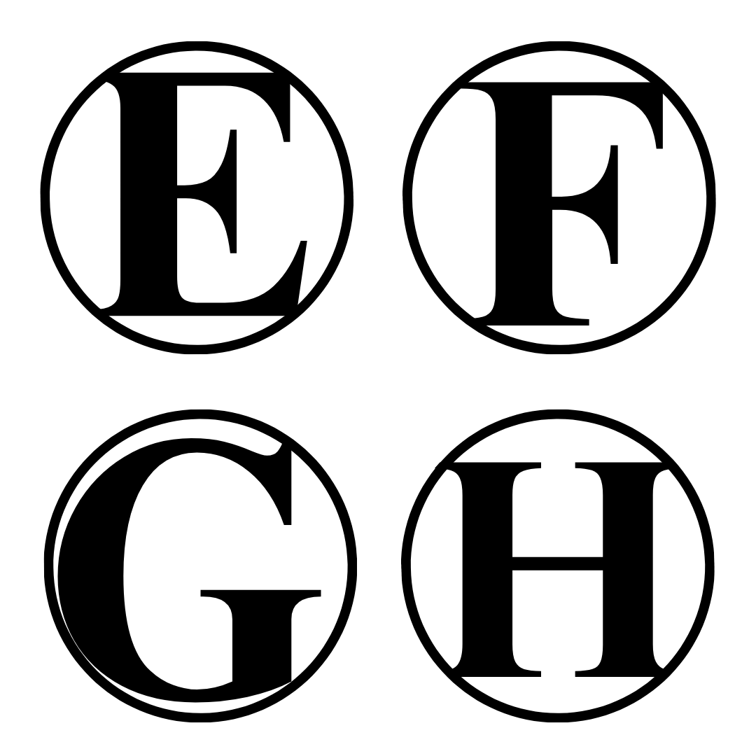 Crest Name Monogram