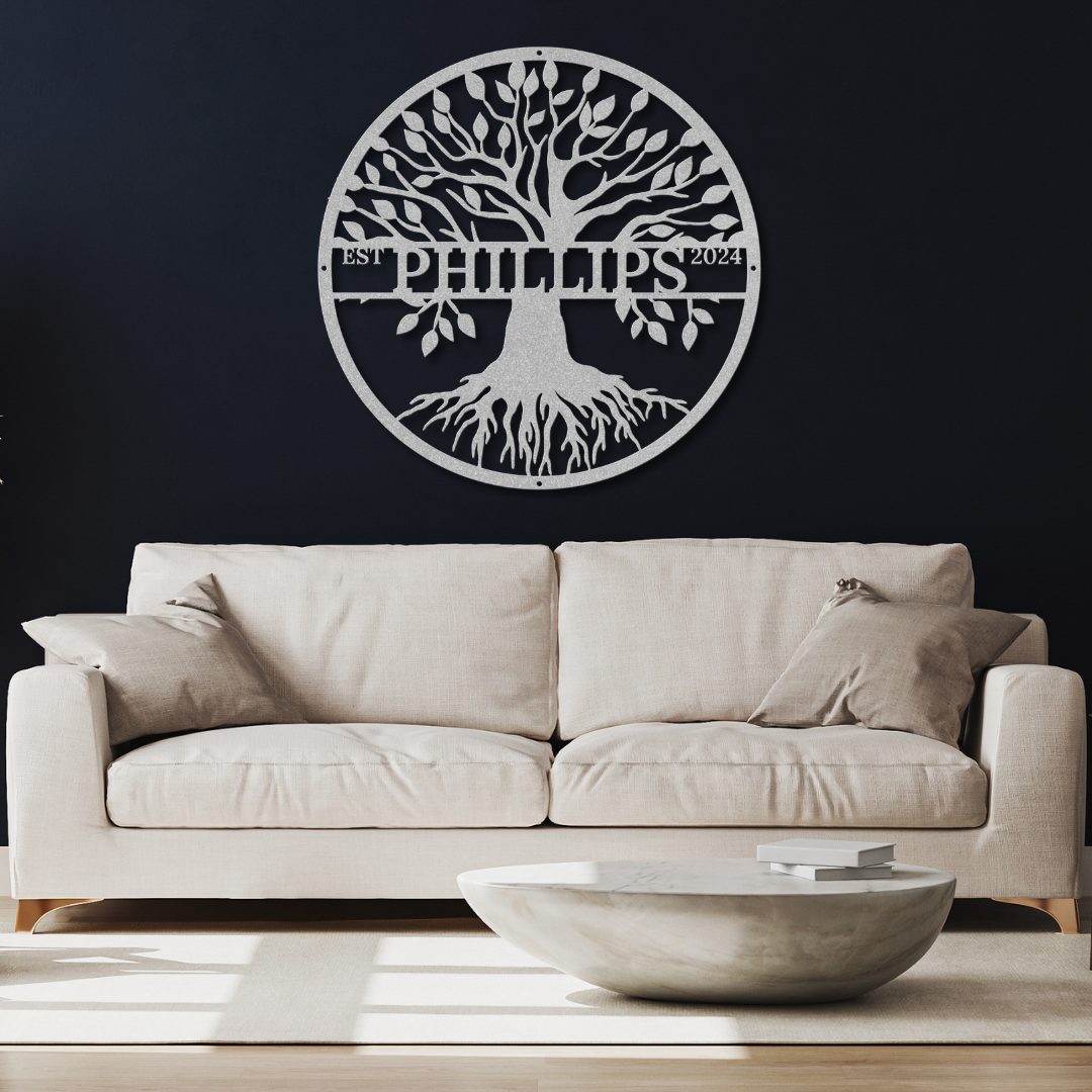 Family Tree Name Monogram