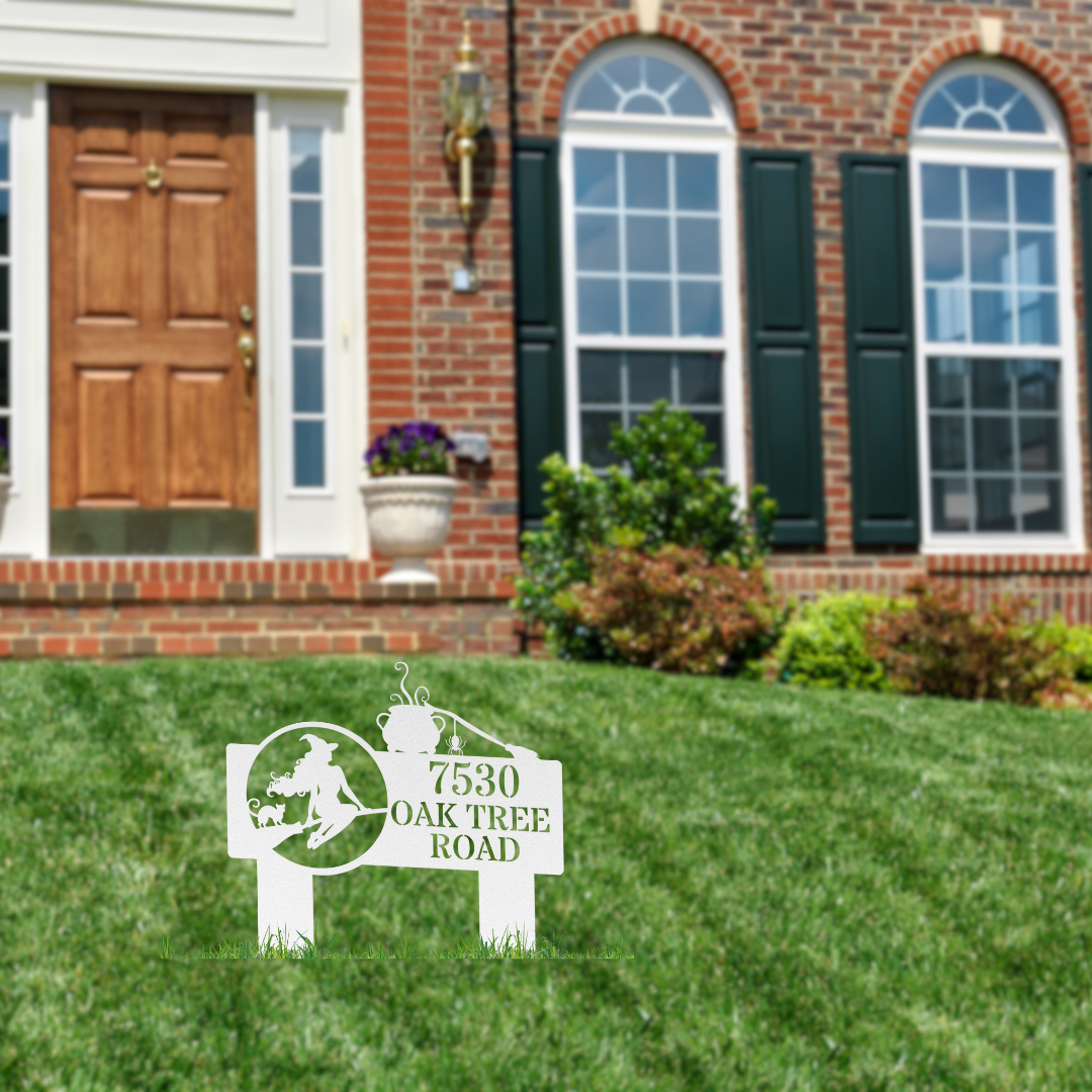 Bewitched Address Sign (Stakes)