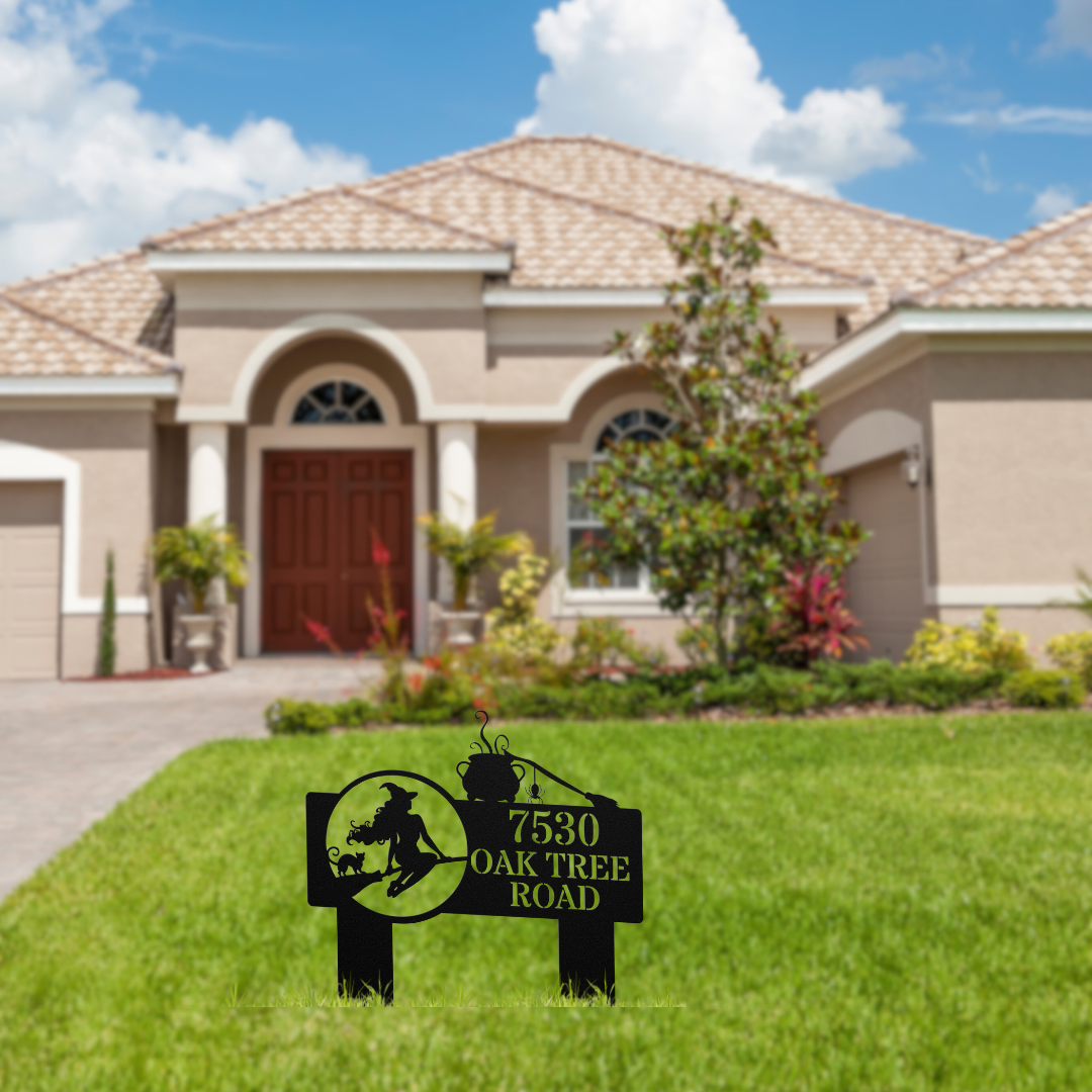 Bewitched Address Sign (Stakes)