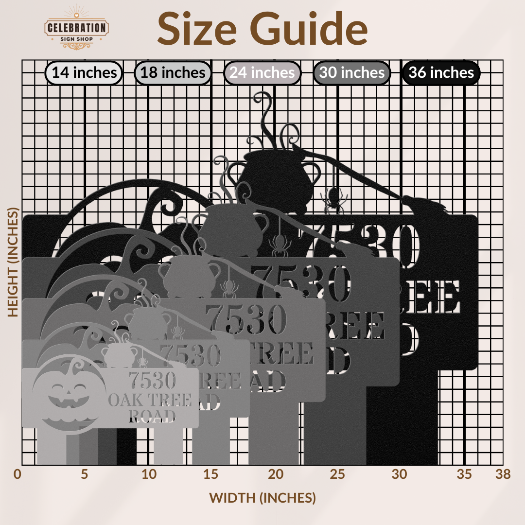 Jack-O-Lantern Address Sign (Stakes)