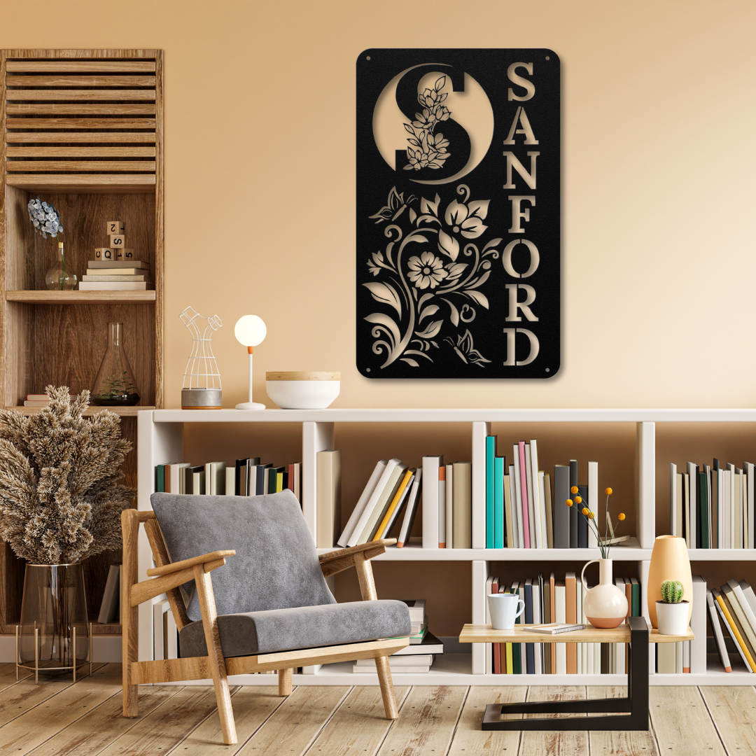 Full Bloom Name Monogram