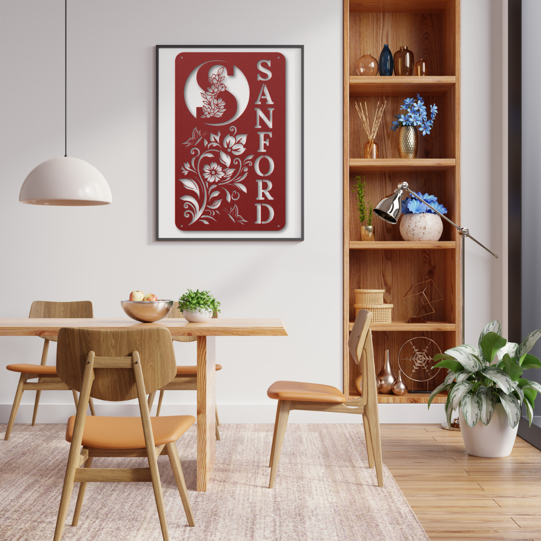 Full Bloom Name Monogram