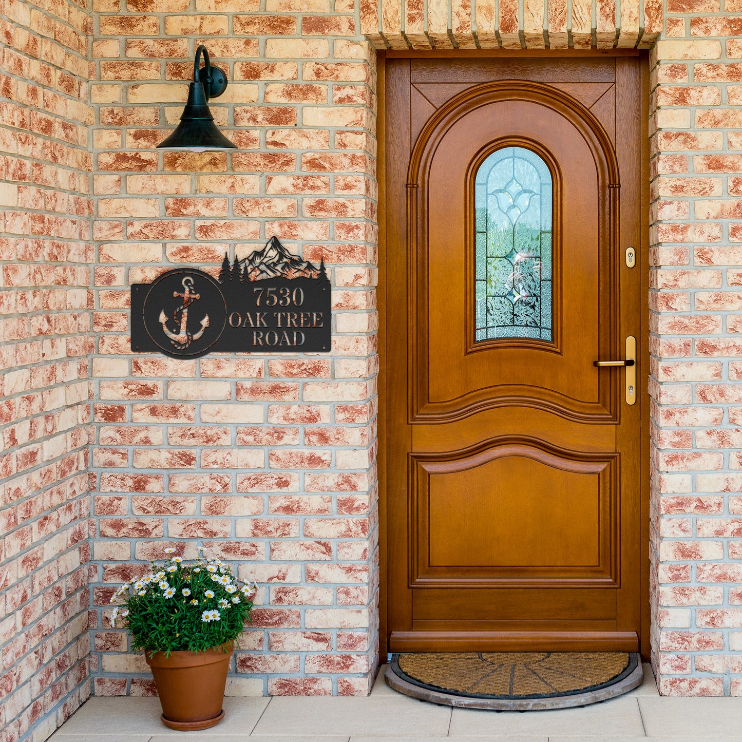 Anchor's Up Address Sign