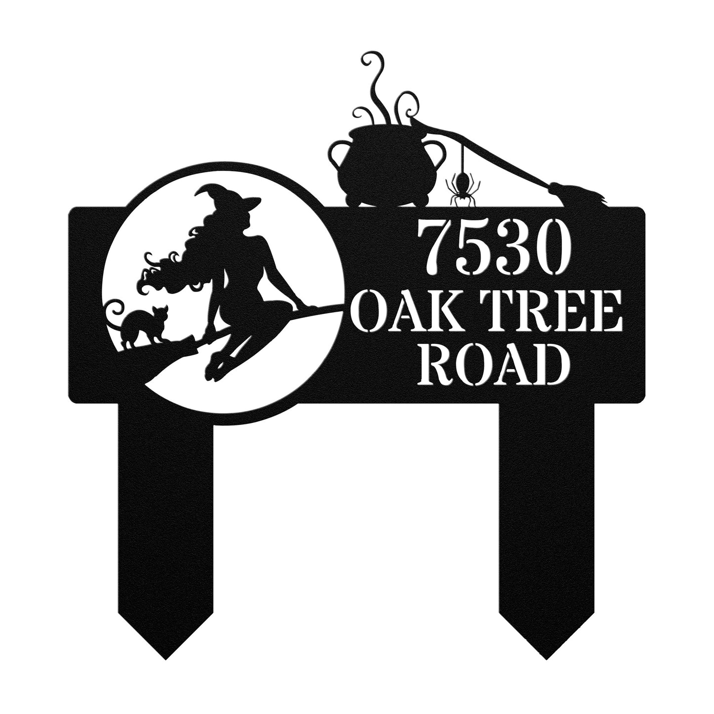 Bewitched Address Sign (Stakes)