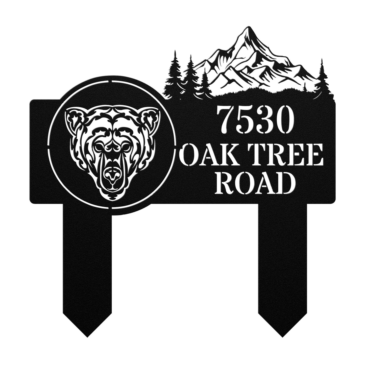Brother Bear Address Sign (Stakes)