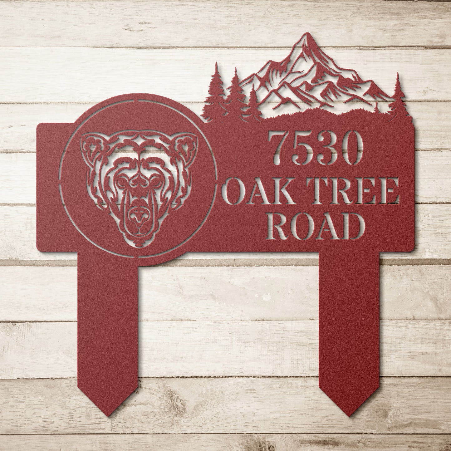 Brother Bear Address Sign (Stakes)