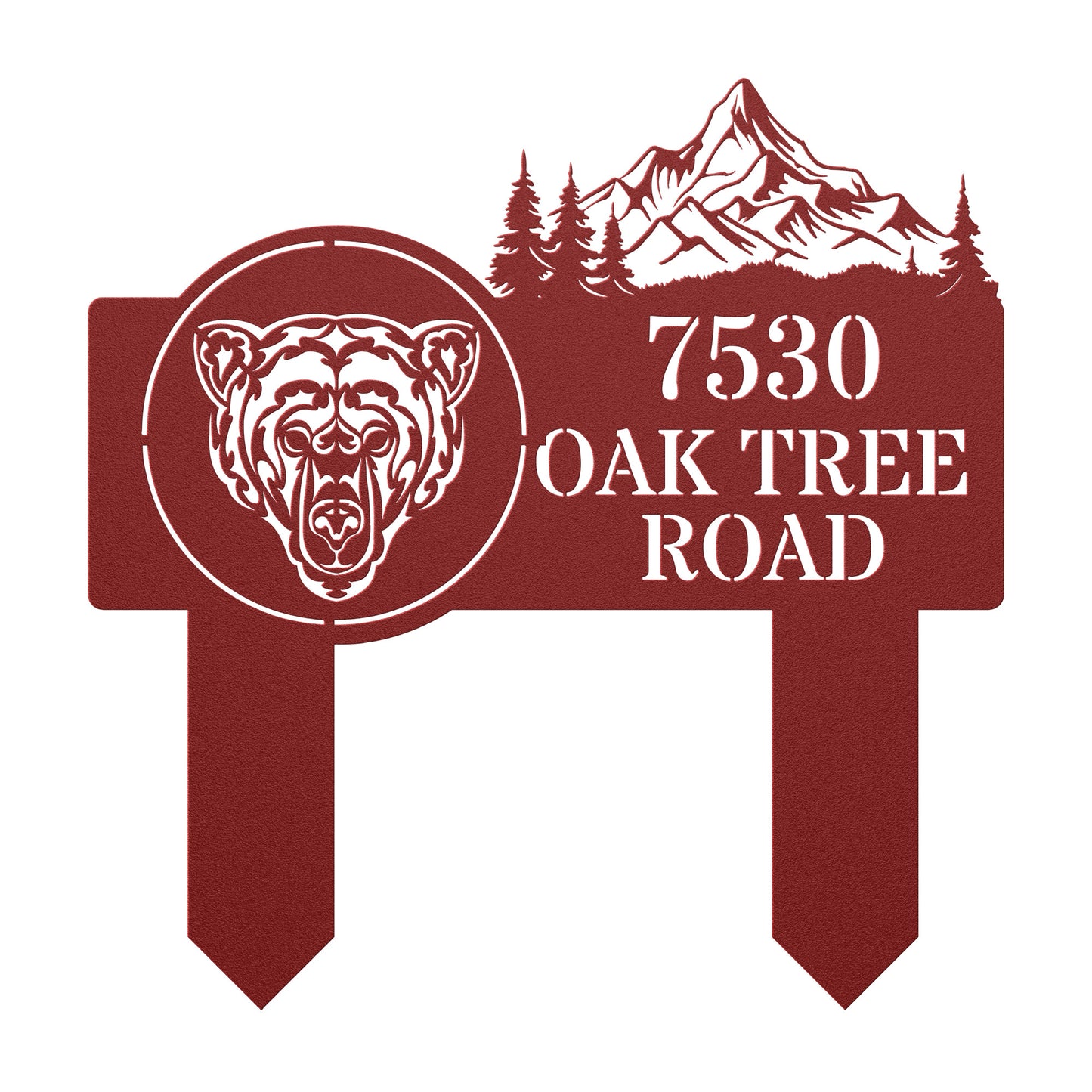 Brother Bear Address Sign (Stakes)
