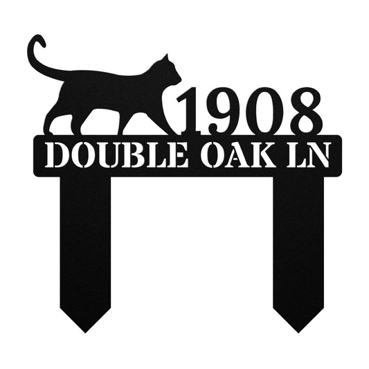 Cat Nip Address Sign (stakes)