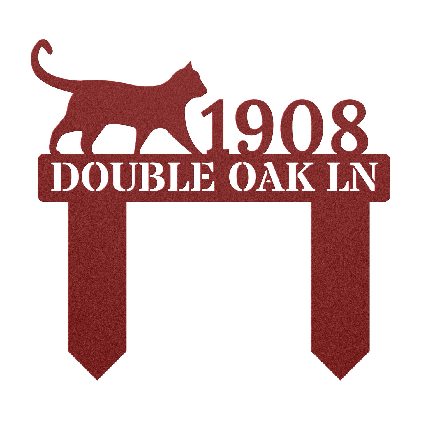 Cat Nip Address Sign (stakes)