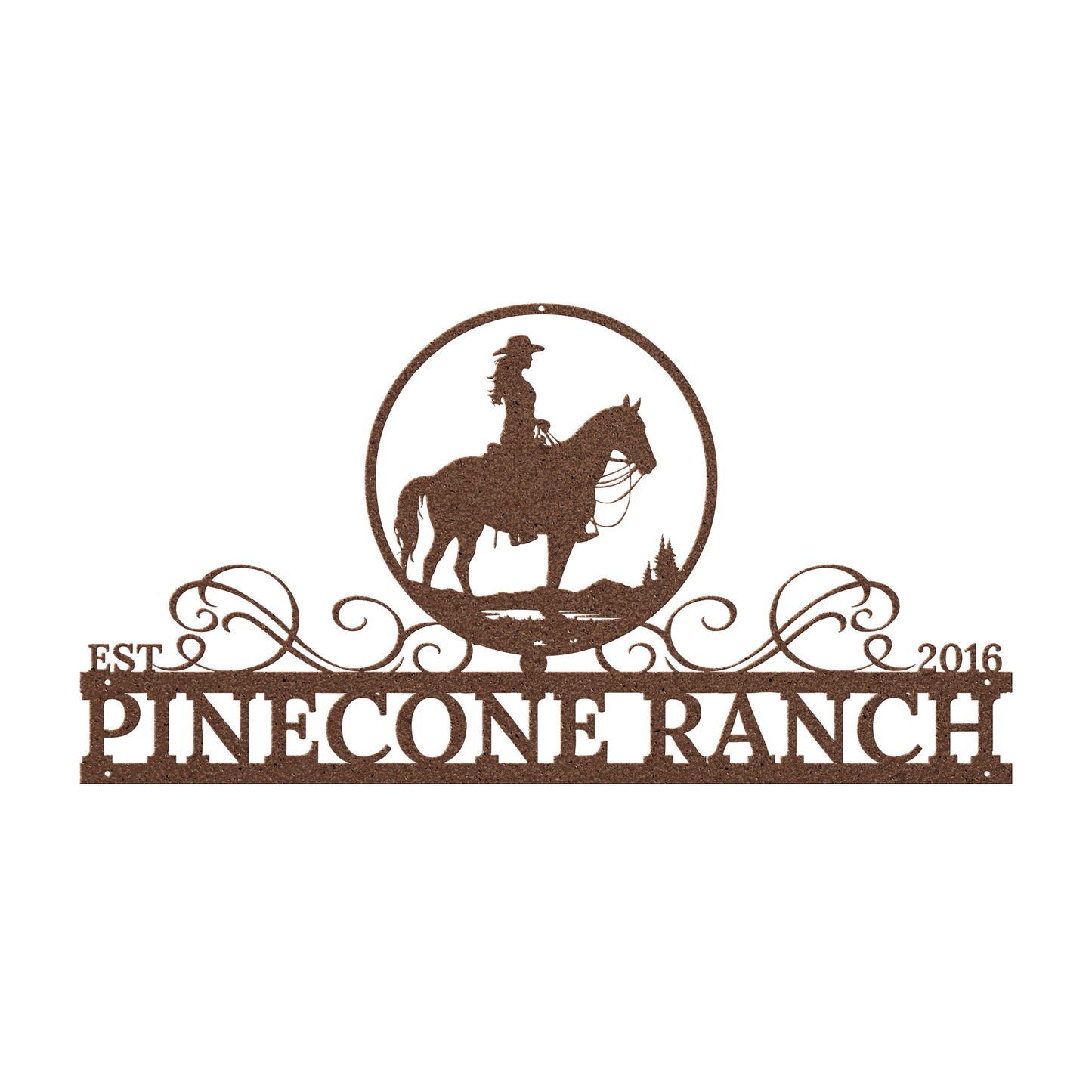 Cowgirl Spirit Monogram