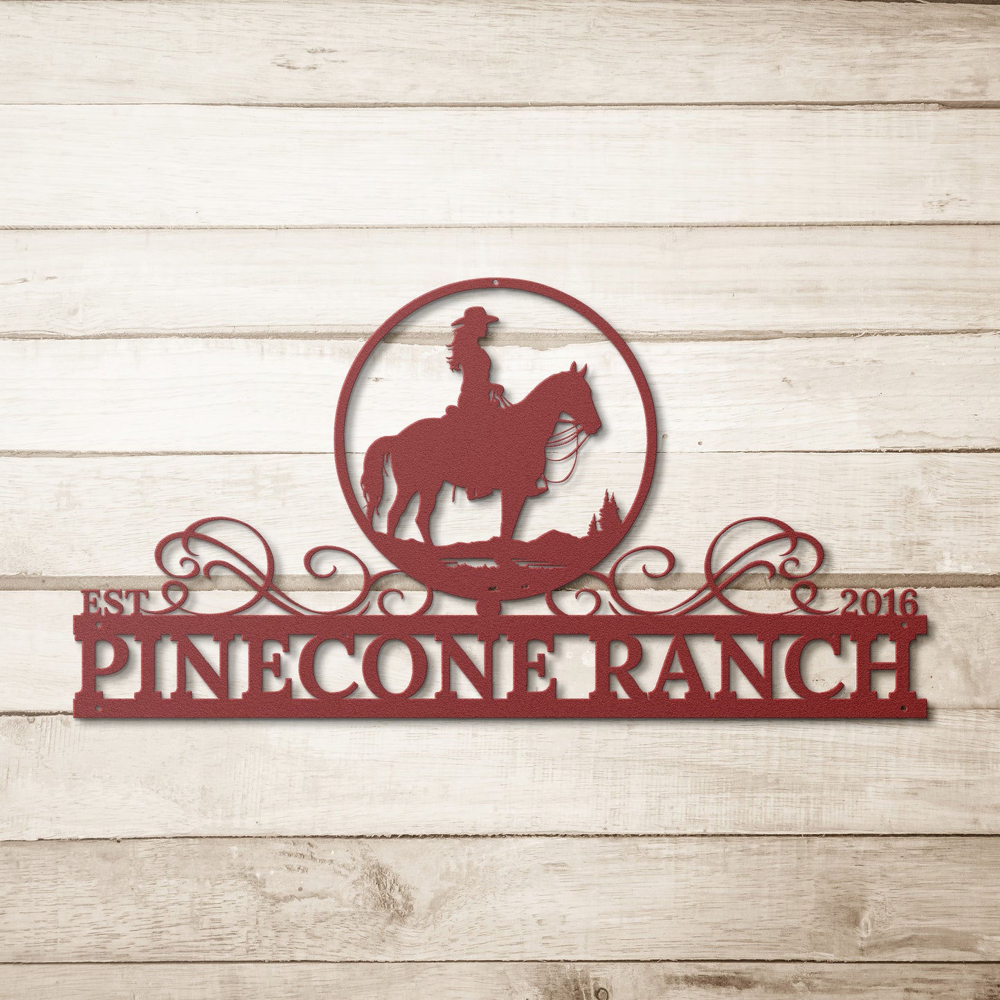 Cowgirl Spirit Monogram