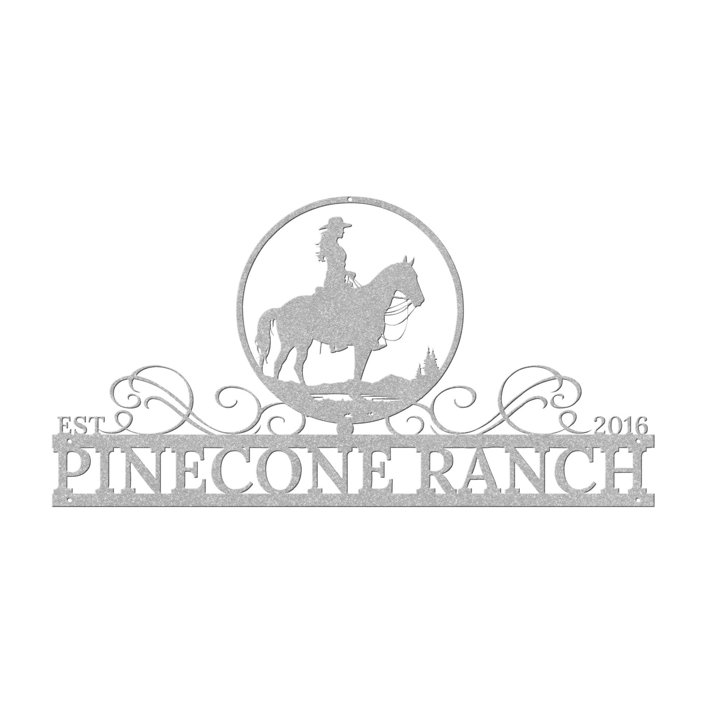 Cowgirl Spirit Monogram