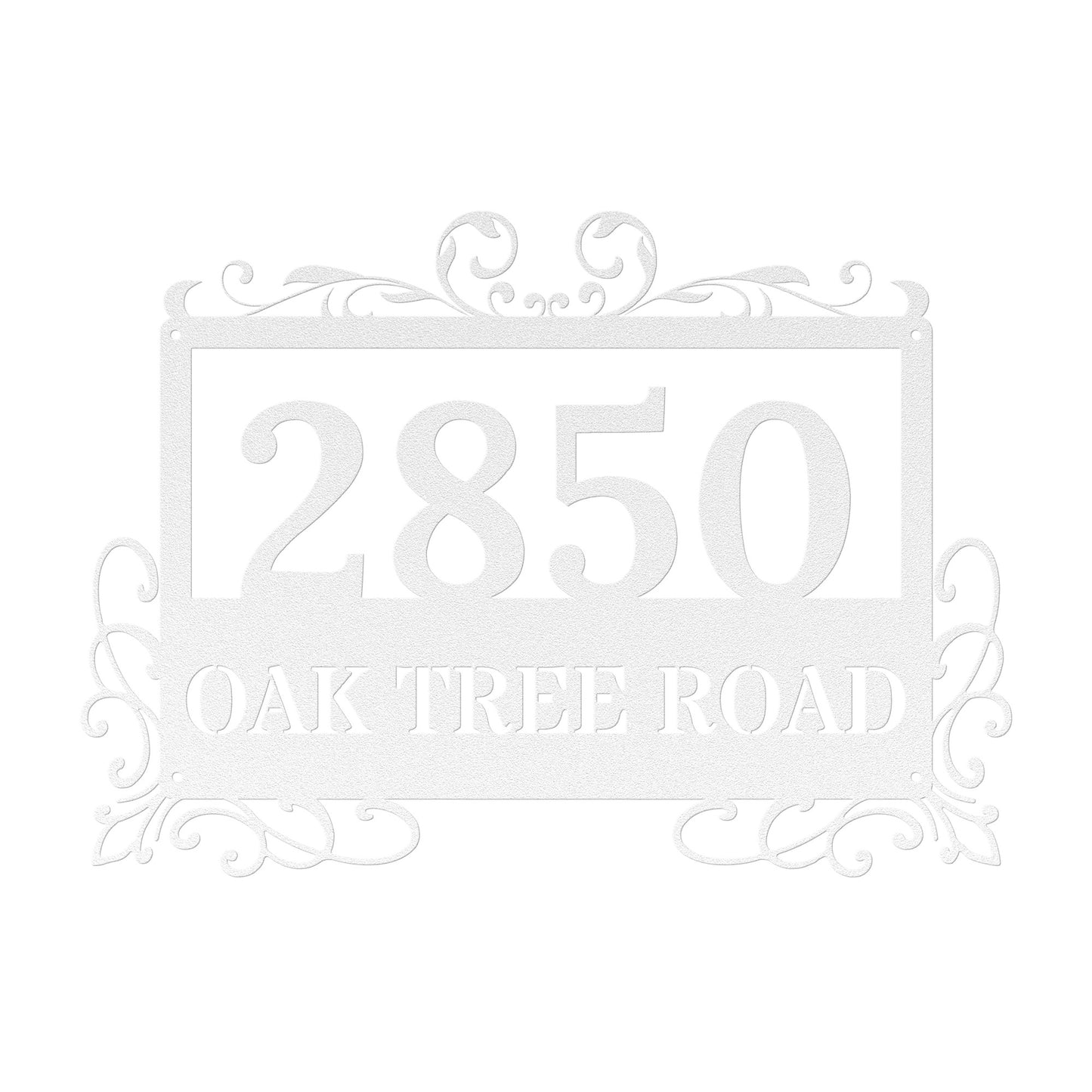 Elegant Address Sign