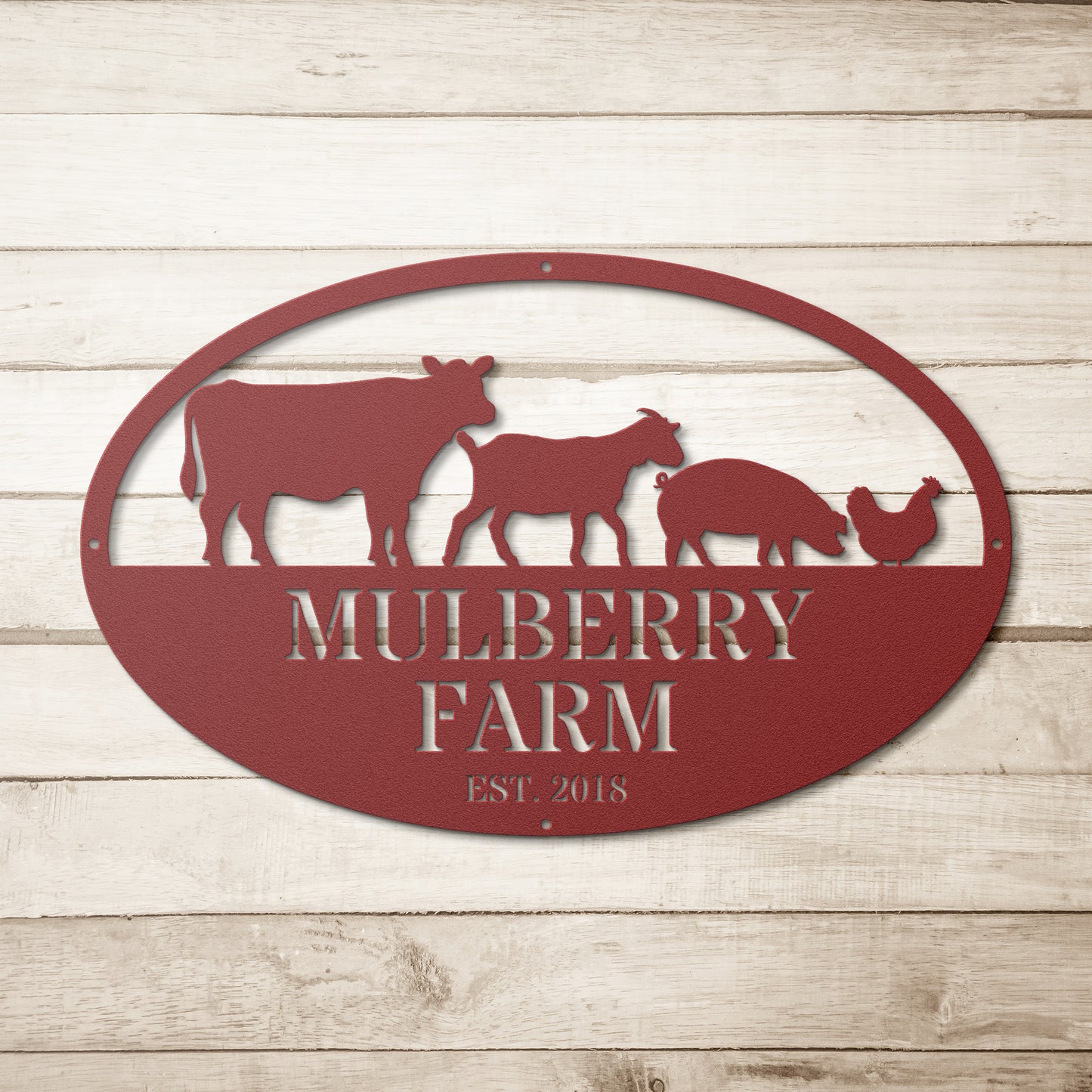 Farm Animals Monogram