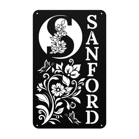 Full Bloom Name Monogram