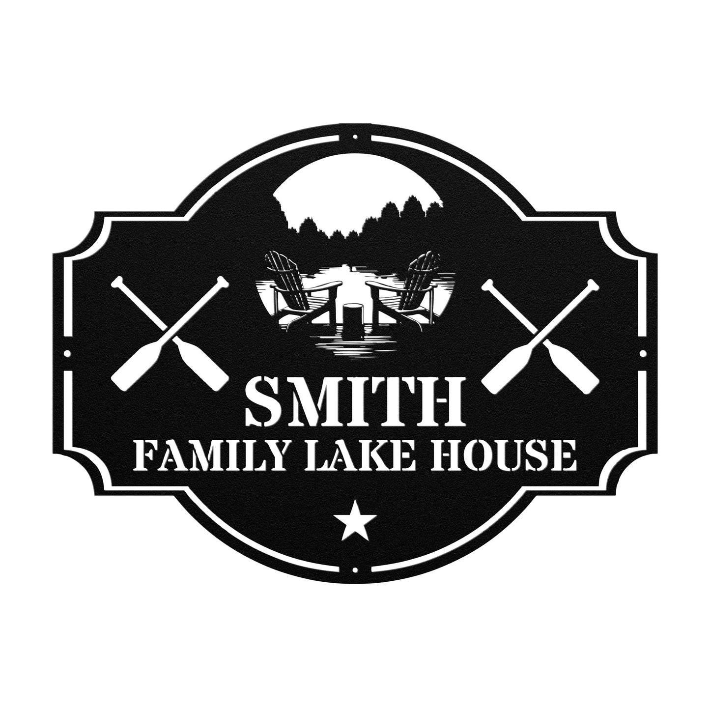 Lone Star Family Lake House Sign