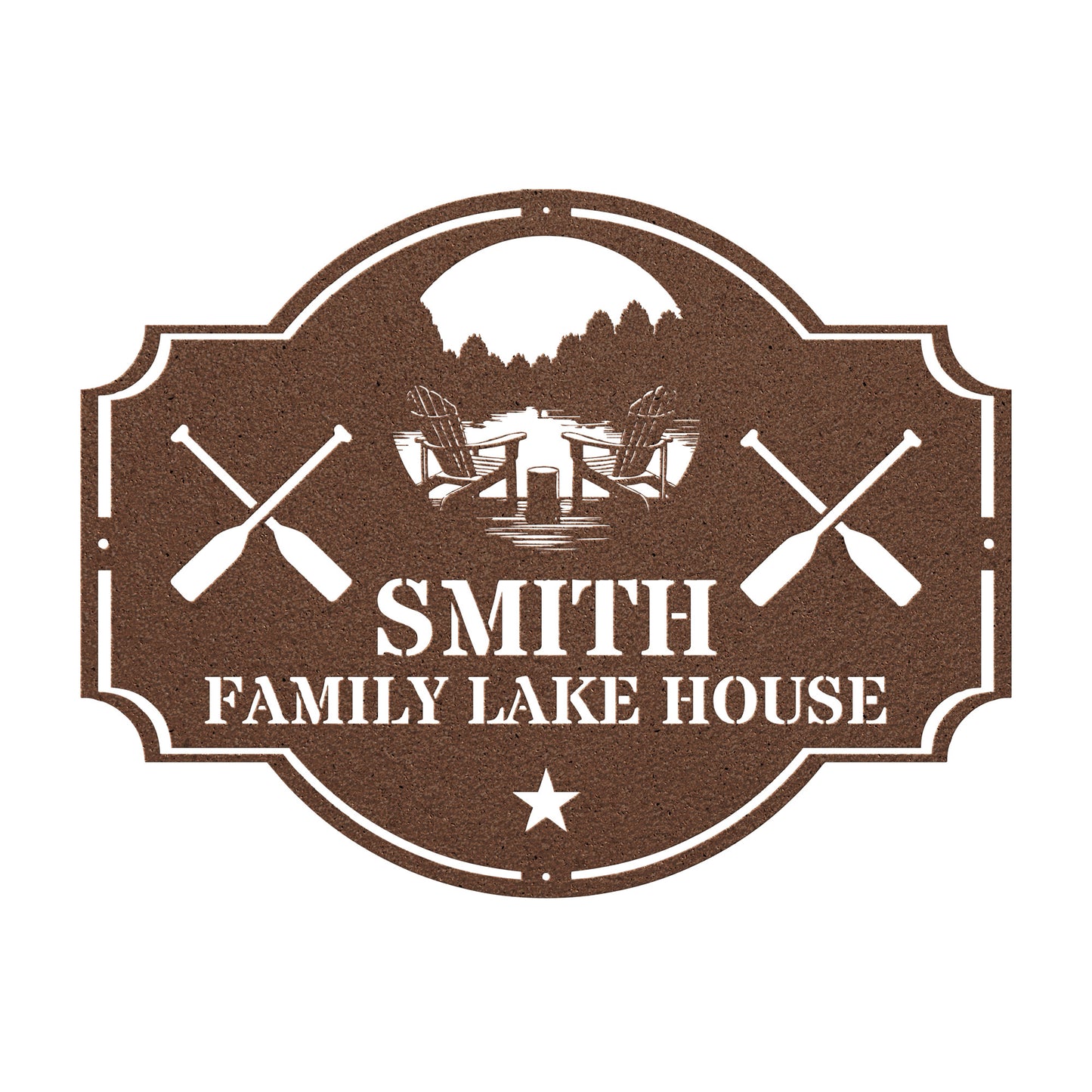 Lone Star Family Lake House Sign
