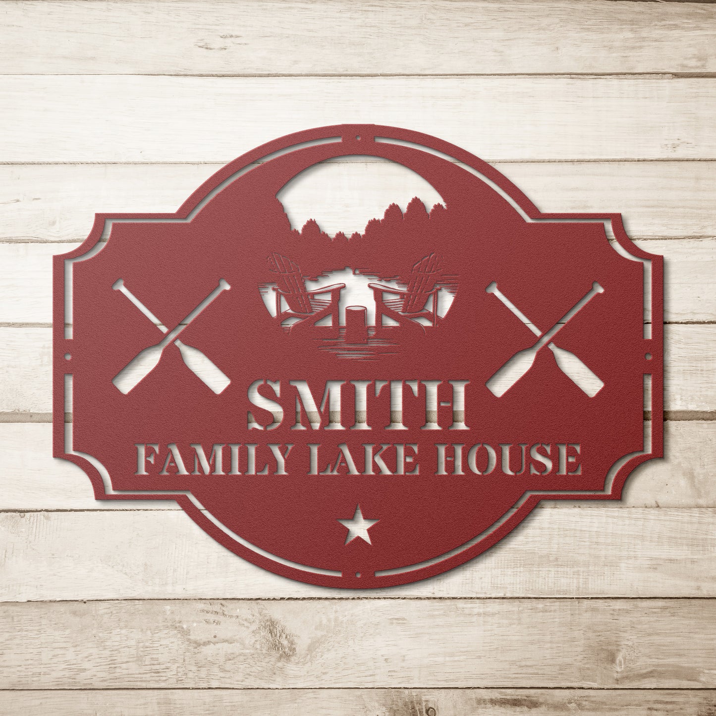 Lone Star Family Lake House Sign