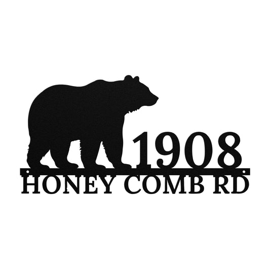 Mr. Bear Address Sign