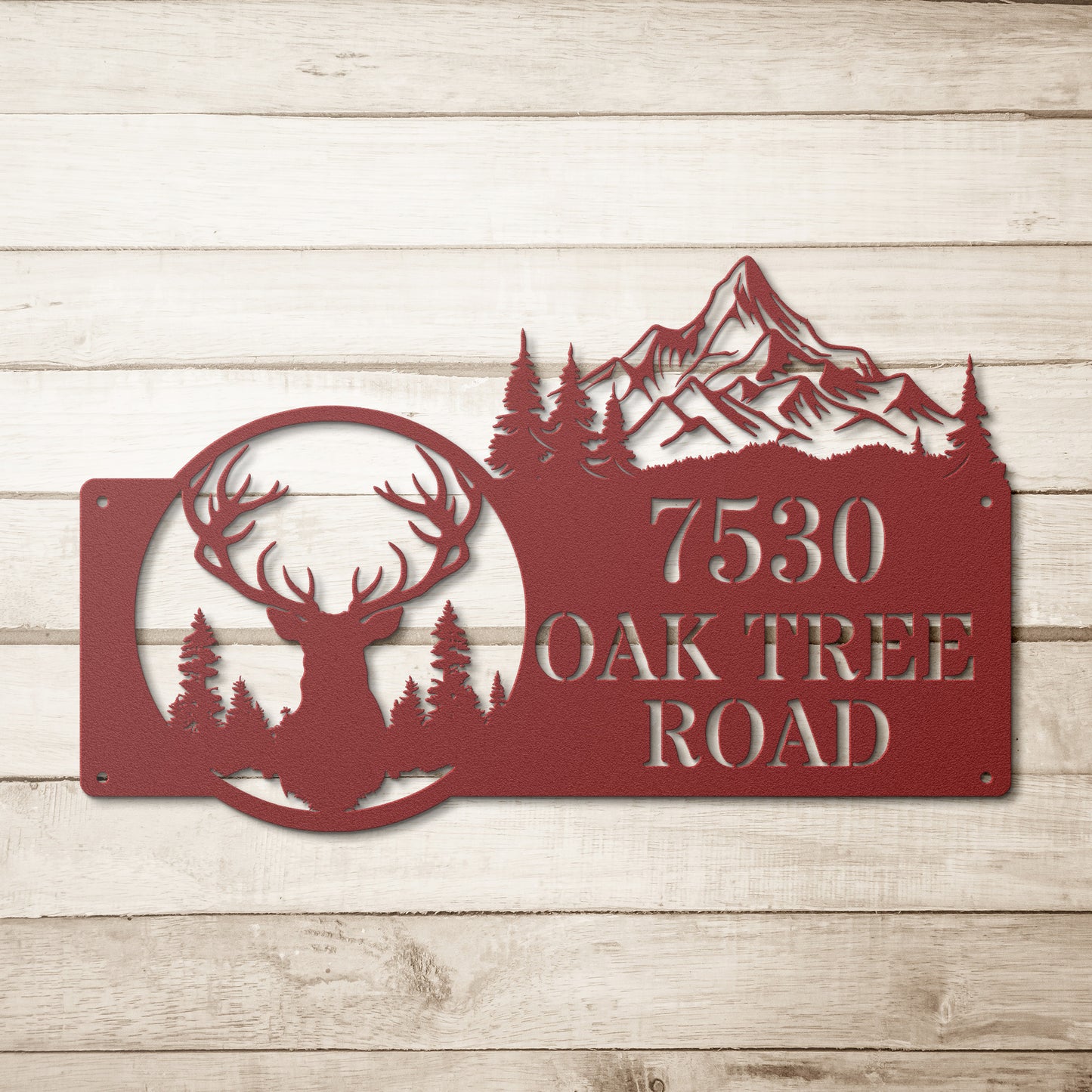 My Deer Address Sign