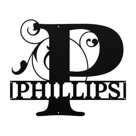 Split Letter Monogram