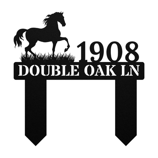 Stallion Address Sign (Stakes)