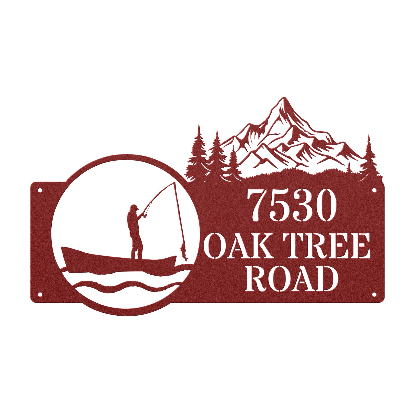 Today's Catch Address Sign