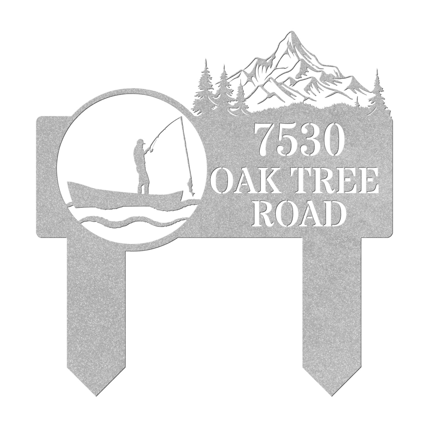 Today's Catch Address Sign (Stakes)