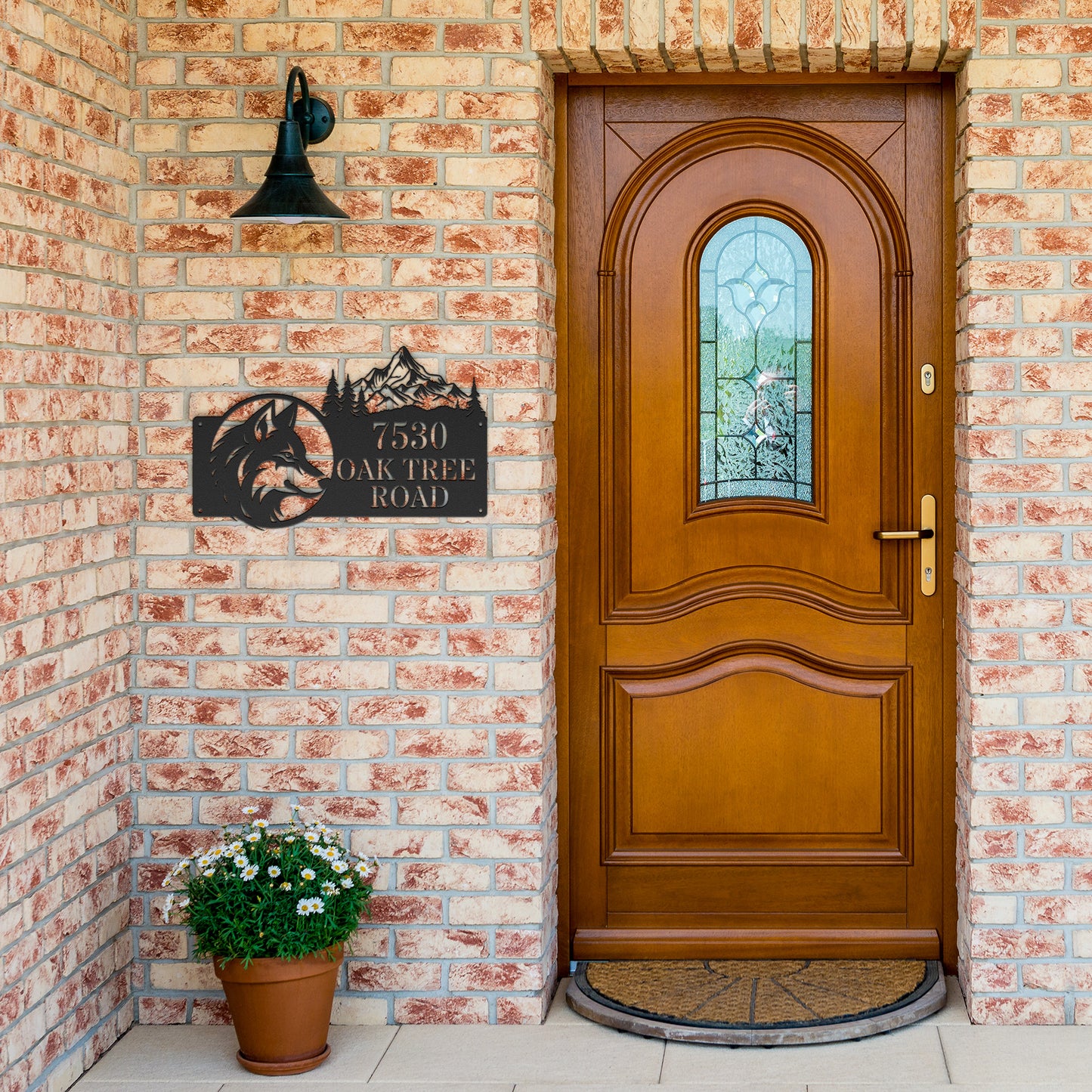 Wolf Bane Address Sign