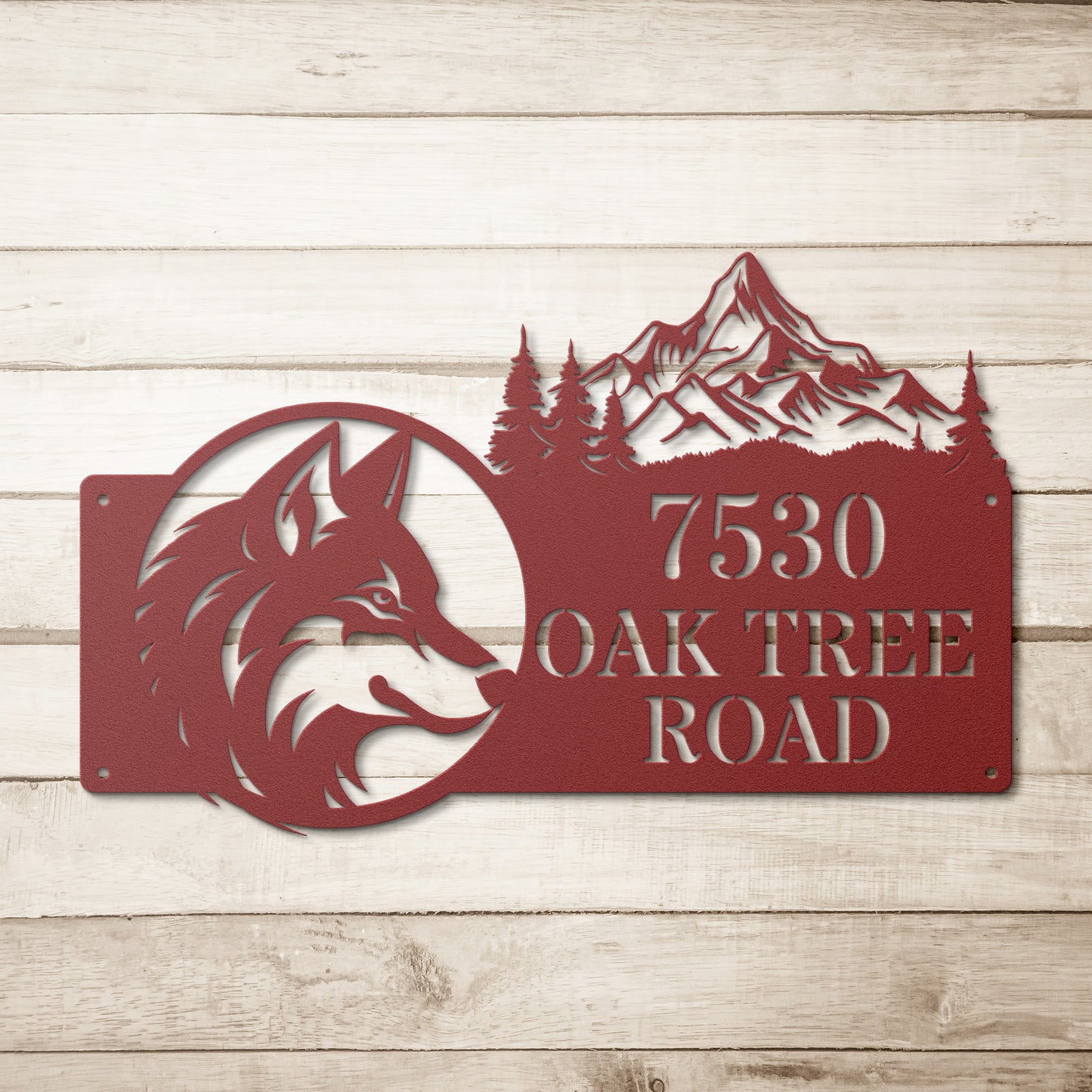 Wolf Bane Address Sign