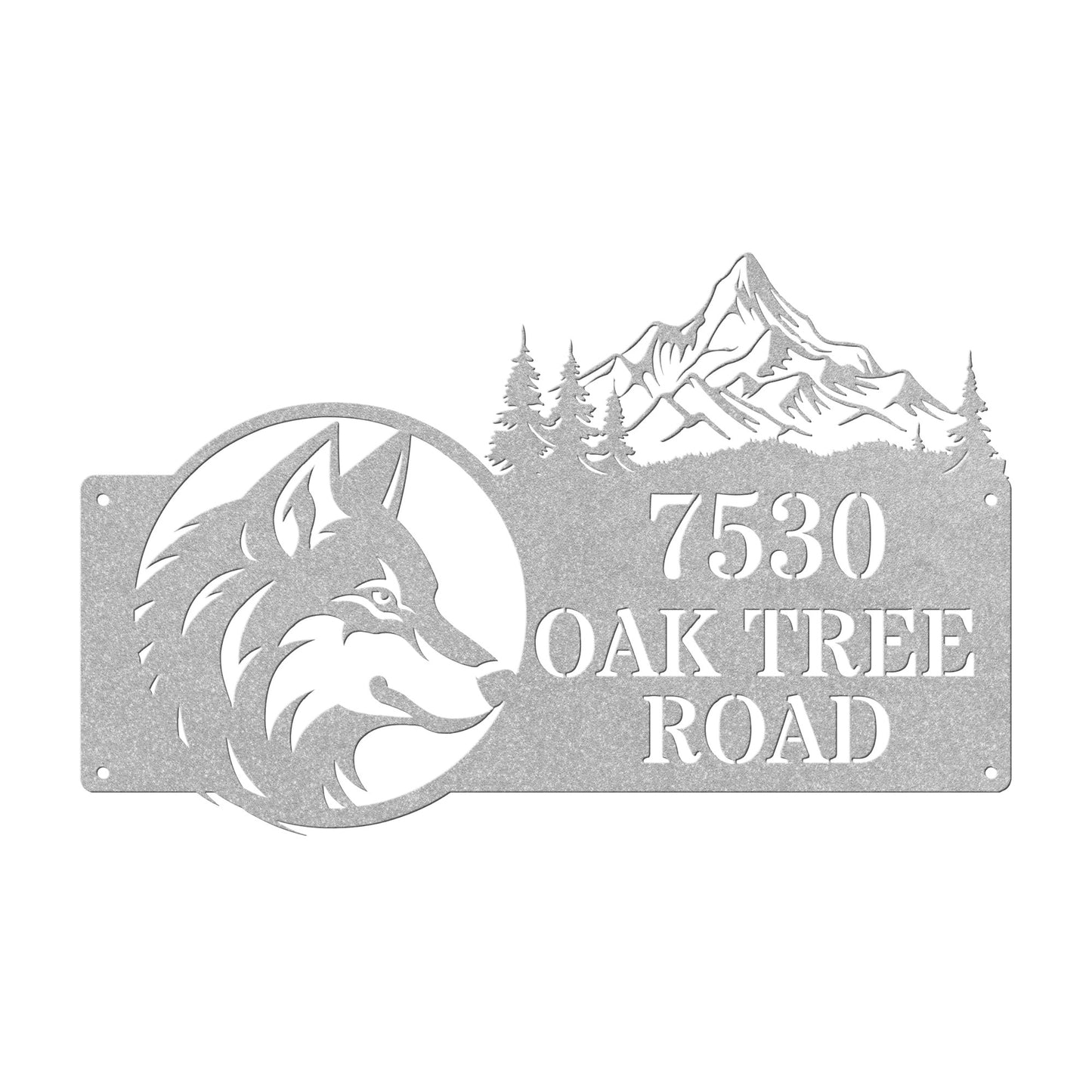 Wolf Bane Address Sign