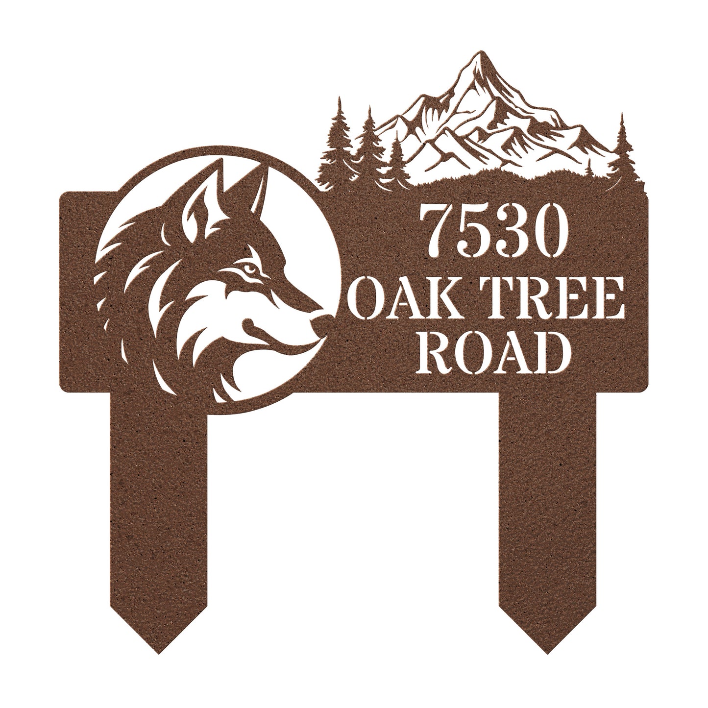 Wolf Bane Address Sign (Stakes)